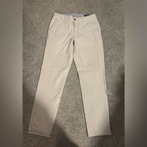 men’s light cream/khaki bonobos dress pants w28 l30